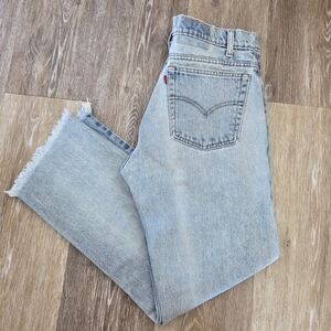 Levi's Vintage 501 XX Straight Leg Relaxed High Rise Denim Jeans Double Stich